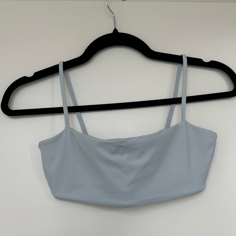 Light Blue Women's Crop Top